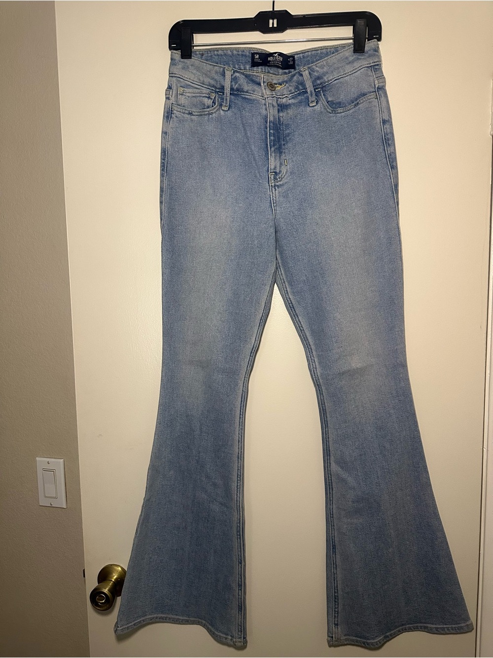 Hollister Light Blue Women's Flare Jeans